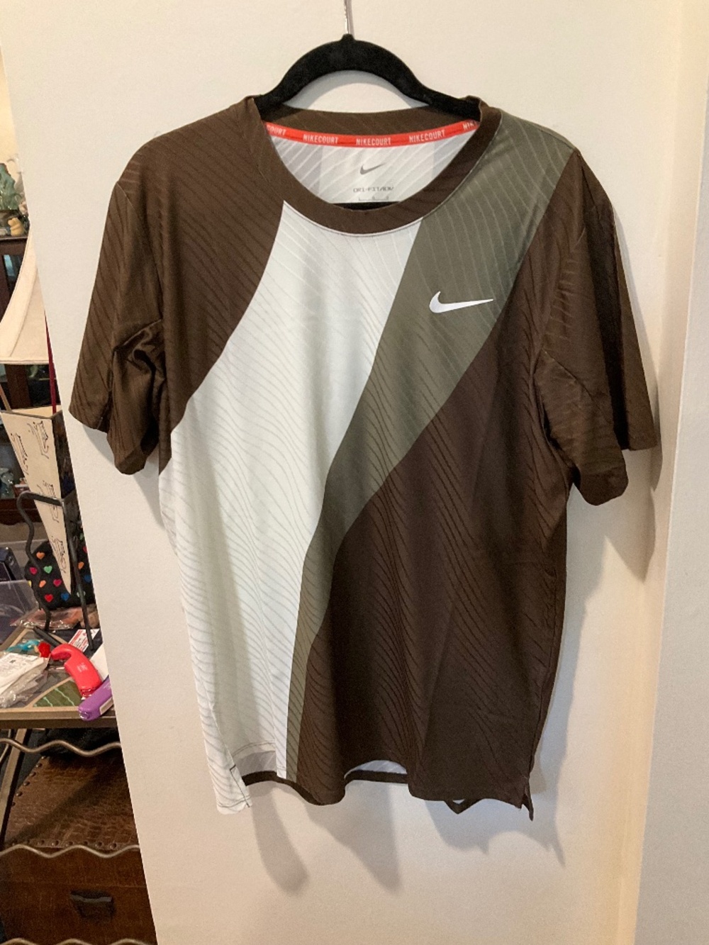 EUC NikeCourt Slam Dri-Fit ADV Shirt Size Large